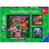 Quebra-cabeça Infantil Minecraft 3x49p