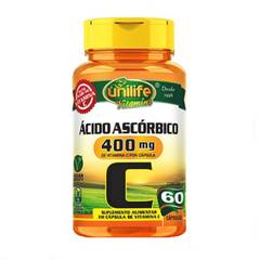 Vitamina C - Ácido Ascórbico Unilife 750mg