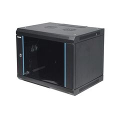 ARMARIO 09U 600X450 INT 19" AÇO PRETO