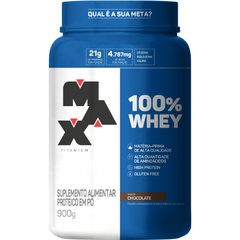 MAX TITANIUM PROTEINA 100% WHEY CHOCO. 900G