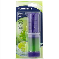 Continente Discos Sanitários Dispensador + Recarga Lima 7 doses