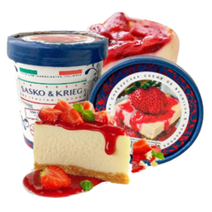 S&K GELADO CHEESECAKE MORANGO 500ML