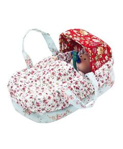 Boneco bebé com alcofa em tecido- Albert