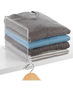 Divisor de prateleira transparente multiusos