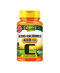 Vitamina C - Ácido Ascórbico Unilife 750mg