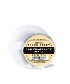 Fragância para viaturas Bath & Body Works, Snow Peach Berry