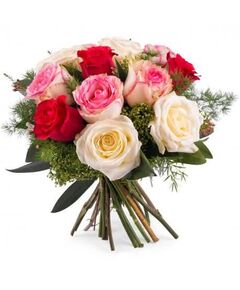 Buquê de Rosas Naturais - Misto