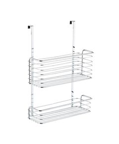 Cesto duplo para porta de armário