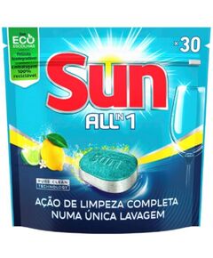 Detergente para a Máquina da Loiça - Sun All in 1 30 pastilhas