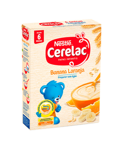 Farinha Láctea Banana e Laranja Cerelac - 250g