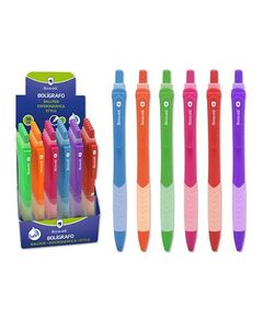 Esferográfica Soft Grip 6 Cores -  Bismark