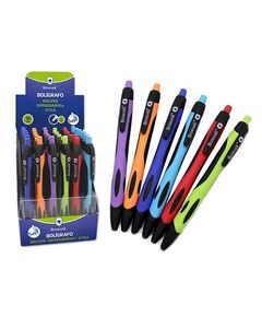 Esferográfica Soft Black 6 Cores -  Bismark