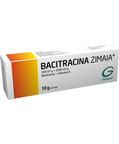 Pomada Bacitracina Zimaia 500Ui/G + 2000Ui - 10G