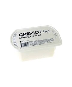 Manteiga Sem Sal - Gresso Chef  1Kg