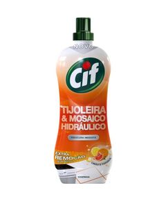 Detergente Liquido Tijoleira e  Mosaico Hidráulico - Cif 1,1L