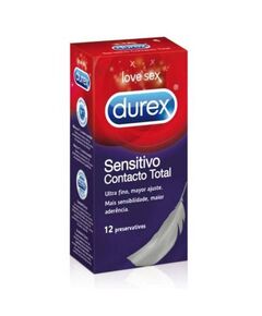 Preservativos Sensitivo Contacto Total - Durex 12Un