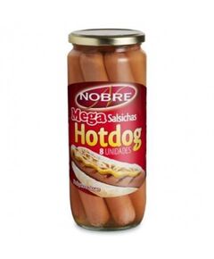 Salsicha Nobre Mega Hot Dog 8 Un Frasco