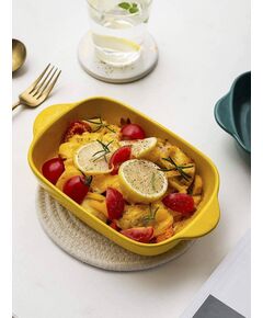 Travessa Cerâmica Nórdica Amarela, pequena