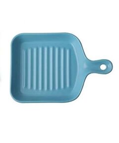 Grelhador de Cerâmica Nórdico Turquesa, pequeno