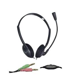 Auriculares dupla entrada com Microfone