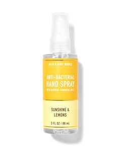 Spray anti-bactérias para mãos, Bath & Bodyworks, Sunshine & Lemons