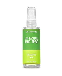Spray anti-bactérias para mãos, Bath & Bodyworks, Eucalyptus Mint