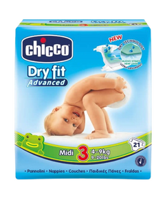 Fralda Chicco Dry Fit Advanced T3 4-9kg
