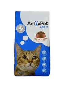 Comida de Gato Cocktail de Carne Activpet 2KG