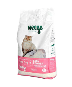 WEEGO Areia para Gatos Baby Powder 15L