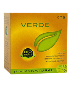 Chá Verde Bio Nutre 10 Unid.