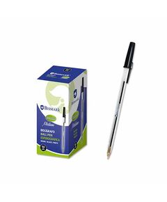 Esferográfica preta Média – Bismark