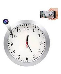 Relógio de parede com câmera oculta