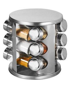 Porta tempero de inox Giratório