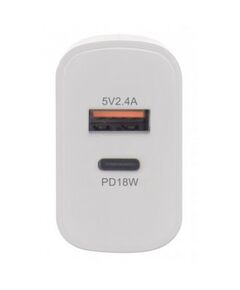 CARREGADOR DE PAREDE MANHT USB-C /A FAST