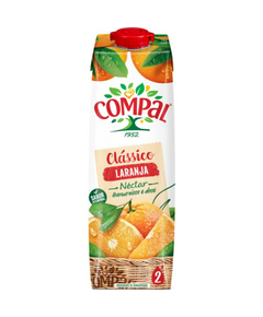 Sumo Compal Clássico Nectar Laranja 1 Lt