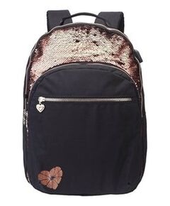 Mochila Black Sequins + Porta lápis