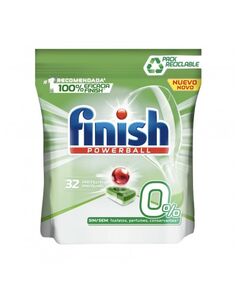 Detergente Cápsulas Maquina Loiça 0% 32 D -  Finish