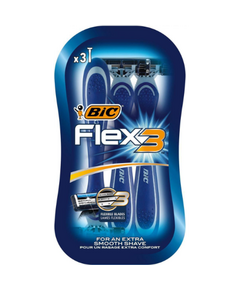 Barbeador Bic Flex 3 descartável 3UN