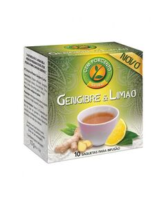 Chá Infusão Gengibre e Limão Cem Porcento 13g