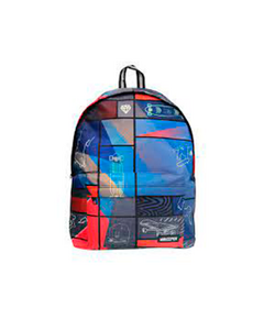 Mochila Unkeeper Square Vermelha/Azul