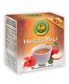 Chá Infusão Hibisco e Maçã Cem Porcento 13g