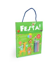 Livro Diverkit: Pinta e Cola - Festa!