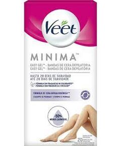 Easy Gel Banda De Cera Depilatória Hipoalergênica Corpo E Pernas - Veet