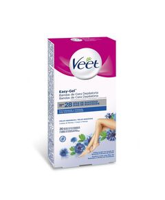Gel Banda De Cera Depilatória Pele Sensível Corpo E Pernas - Veet