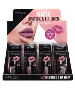 MAGIC STUDIO-Duo  Batom & Lipliner Matte