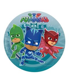 Folha de hóstia comestível para decoração de bolo,de PJ Masks - 20 cm