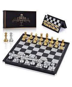 Conjunto de Xadrez de viagem magnético para Crianças e Adultos