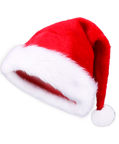 Gorro de Papai Noel Veludo - Natal