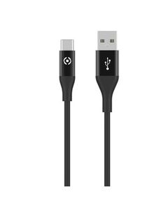Cabo USB celly usbtypeccolorbk 1 m usb 2.0