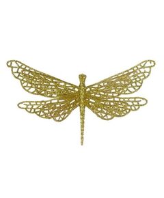 Enfeite Natal Libélula - Dourado